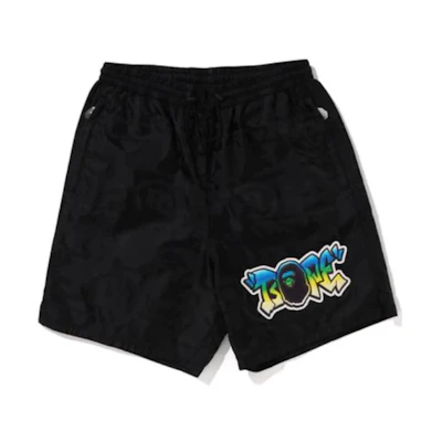 Bape A BATHING APE SS23 Graphic Print Casual Shorts . 1J30-153-054