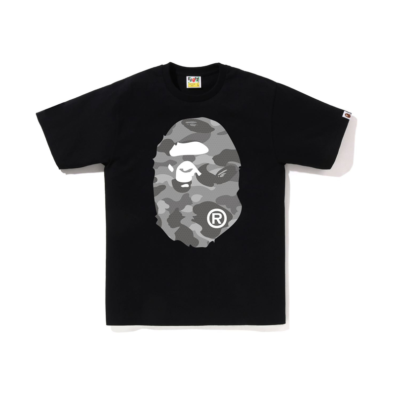 Bape A BATHING APE SS23 Honeycomb Camo Ape Graphic T-Shirt . 0ZXTEM110041K