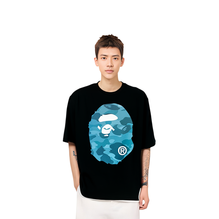 Bape A BATHING APE SS23 Honeycomb Camo Ape Graphic T-Shirt . 0ZXTEM110041K 圖 4