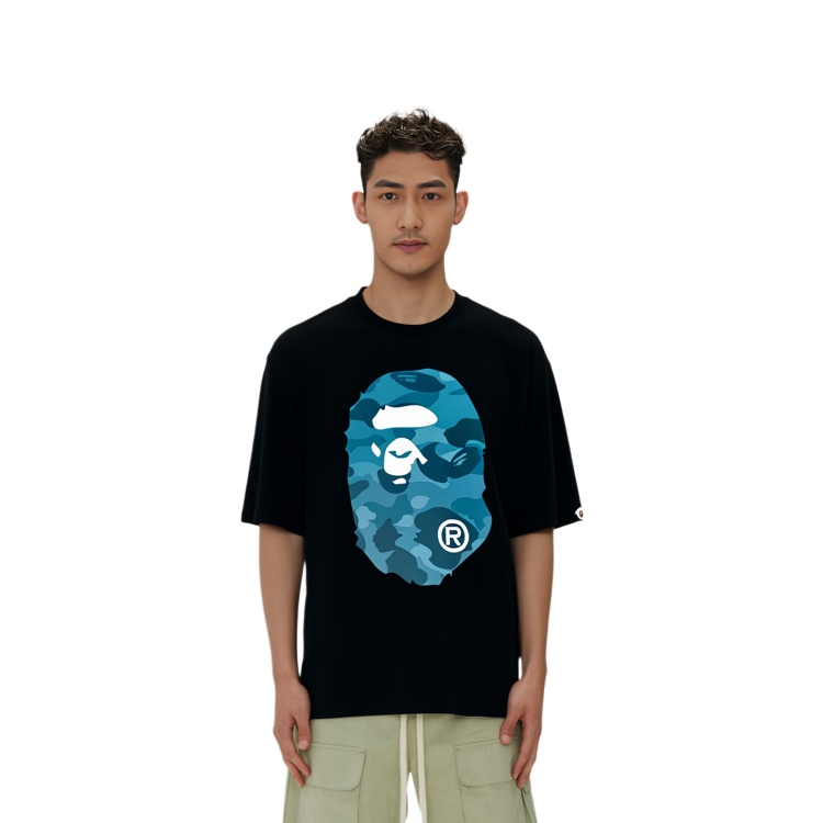 Bape A BATHING APE SS23 Honeycomb Camo Ape Graphic T-Shirt . 0ZXTEM110041K 圖 5