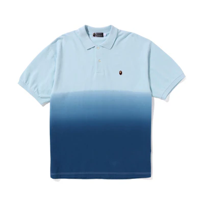 Bape A BATHING APE SS23 Legacy Gradient Pattern Loose Fit Polo Shirt - Men’s 0ZXPOM112001K