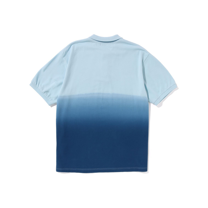 Lookbook Bape A BATHING APE SS23 渐变图案宽松版型POLO衫 - 男士 0ZXPOM112001K