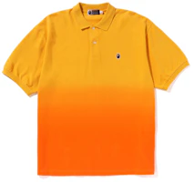 Shop Bape A BATHING APE SS23 Legacy Gradient Pattern Loose Fit Polo Shirt - Men’s 0ZXPOM112001K