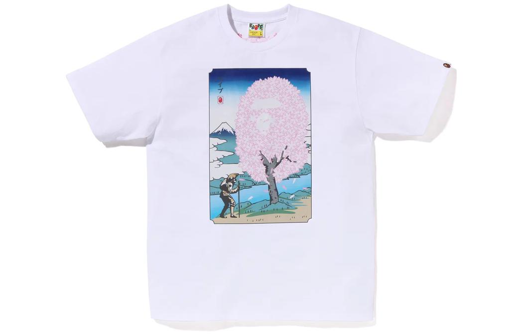 Bape A BATHING APE SS23 Sakura Cherry Blossom Loose Fit T-Shirt Unisex. 1J20-110-010 圖 2