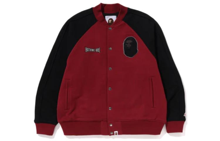 Bape A BATHING APE SS23 Two-Tone Track Jacket  Burgundy 1J30-140-017 圖 2