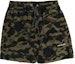 Shop Bape A BATHING APE SS24 首款迷彩寬鬆版迷彩短褲 男女適用 1K30-153-323