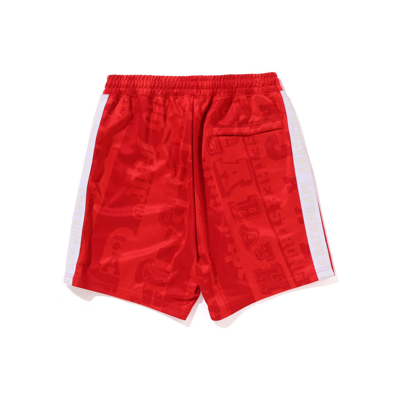 Bape A BATHING APE SS24  Ape Metal Logo Side Stripe Drawstring Casual Shorts. 0ZXSPM153312M 圖 5