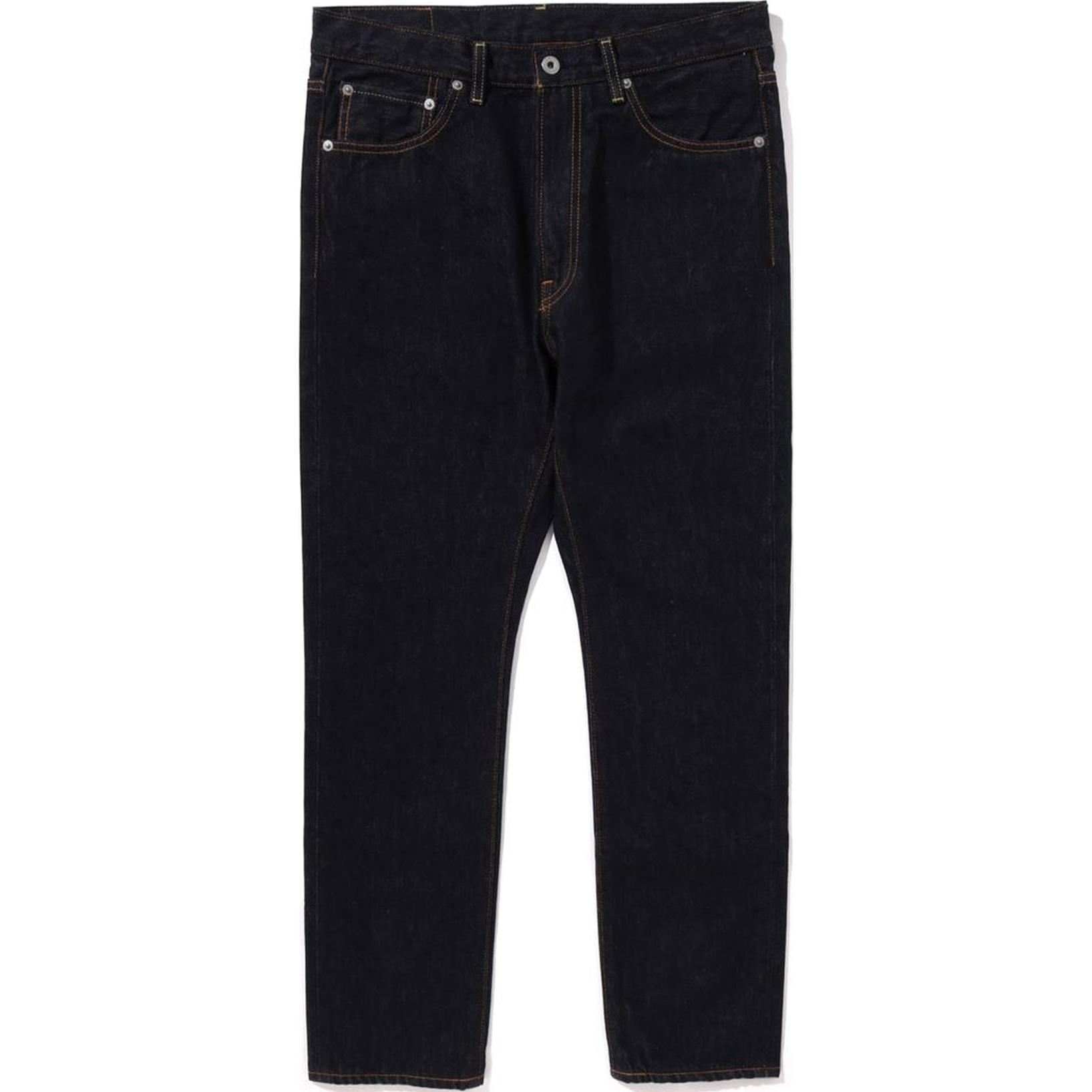 Lookbook Bape A BATHING APE SS24 圖案印花牛仔褲 男女款休閒風格。 0ZXJNM150007