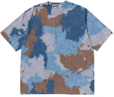 Bape A BATHING APE SS24 Loose Fit Ape Head Embroidered Tie-Dye Crewneck Tee Mens 0ZXTEM109016M Bape A BATHING APE SS24 Loose Fit Ape Head Embroidered Tie-Dye Crewneck Tee Mens 0ZXTEM109016M