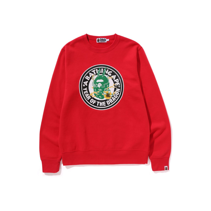 Bape A BATHING APE SS24 Lunar Year Graphic Crewneck Sweatshirt 0ZXSWMX13004M 圖 3