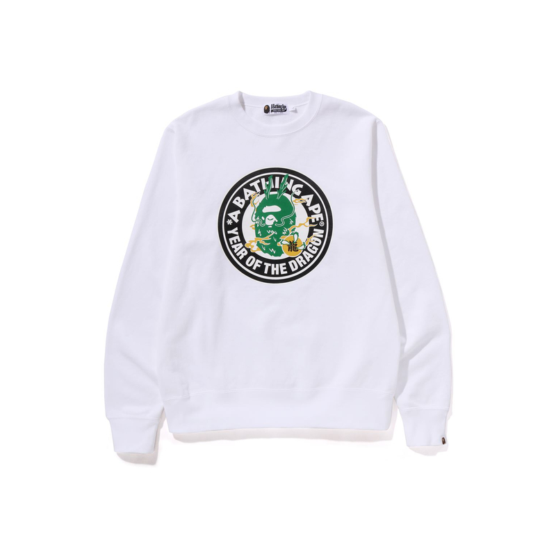 Bape A BATHING APE SS24 Lunar Year Graphic Crewneck Sweatshirt 0ZXSWMX13004M 圖 4