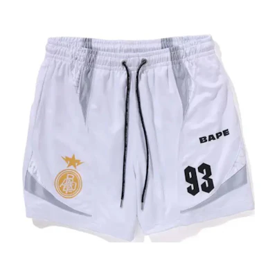 Bape A BATHING APE SS24 Math Pattern Printed Drawstring Shorts . 0ZXSPM153303N