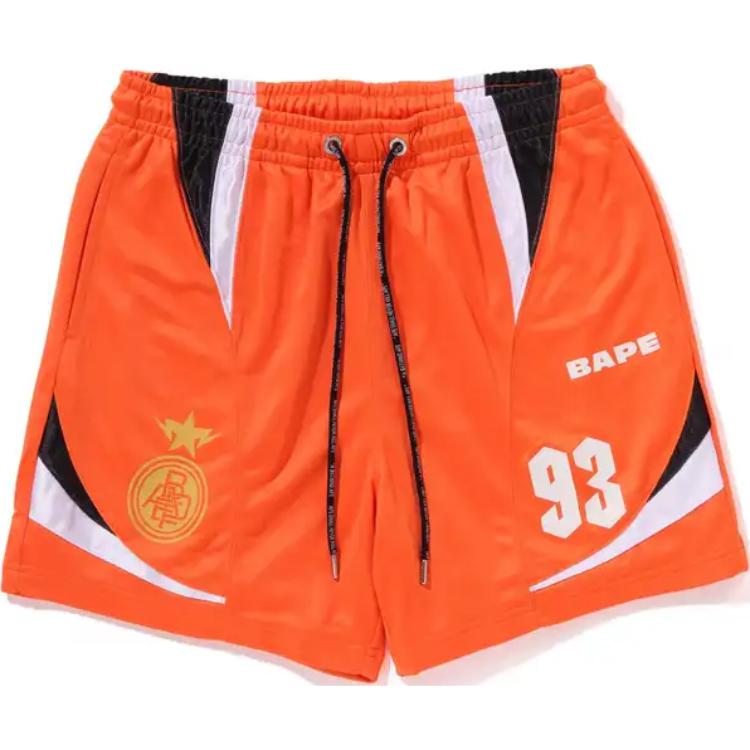 Shop Bape A BATHING APE SS24 數學圖案印花抽繩短褲. 0ZXSPM153303N