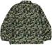 Sizing Bape A BATHING APE SS25 Jaket Longgar Camo ABC dengan Cetakan Kepala Ape Lelaki. 1L30-140-010