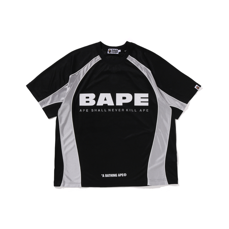 Bape A BATHING APE SS25 Camo Jacquard Logo Short Sleeve T-Shirt Mens. 0ZXTEM109312O