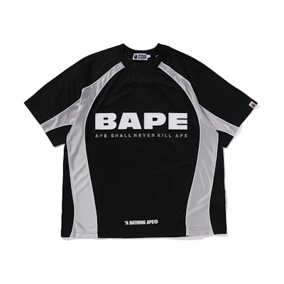 Bape A BATHING APE SS25 Camo Jacquard Logo Short Sleeve T-Shirt Mens. 0ZXTEM109312O