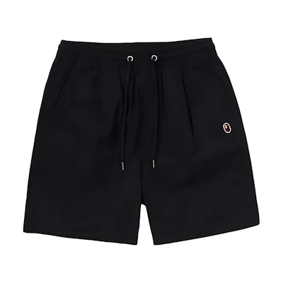 Bape A BATHING APE SS25 Logo Patch Loose Fit Casual Shorts Mens. 1l30-153-301