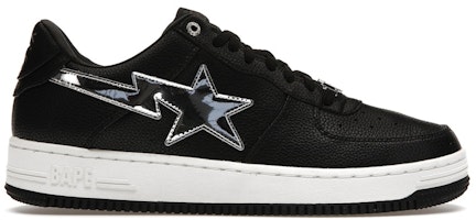 BAPE A Bathing Ape Sta Black Silver (2023) 1I70-191-017 BAPE A Bathing Ape Sta Black Silver (2023) 1I70-191-017