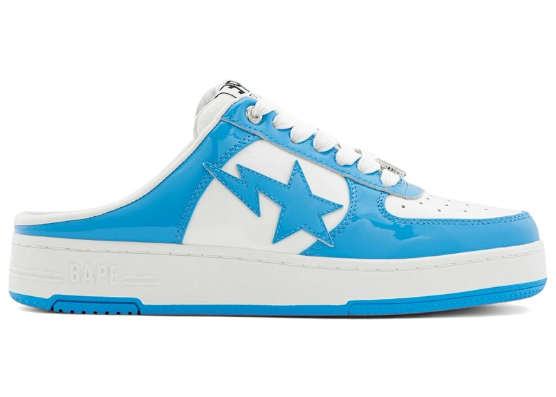 BAPE A Bathing Ape Sta Clog White Sax 1M70-191-301/1M70-291-301/001FWM701301-BLU