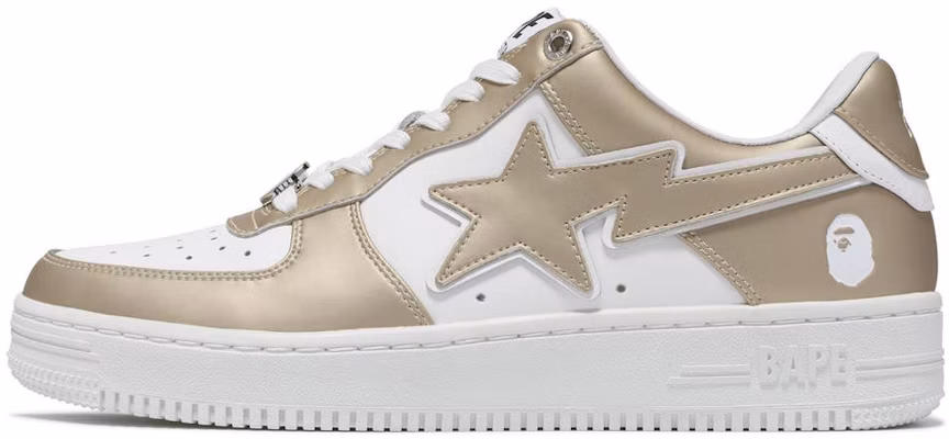 Bape A BATHING APE STA Low-Top Sneakers Kulit dengan Tali. 1J80-191-053 Buy Bape A BATHING APE STA Low-Top Sneakers Kulit dengan Tali. 1J80-191-053