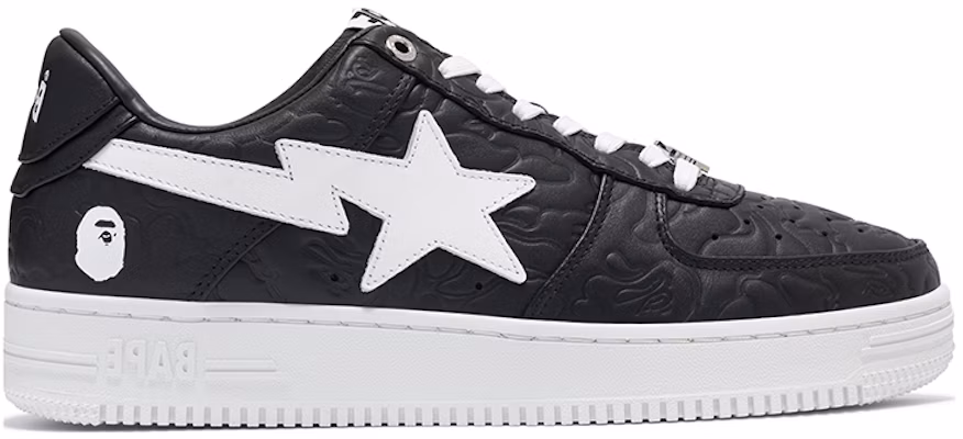 BAPE A Bathing Ape STA Low ''Nero Bianco'' M191052 Order BAPE A Bathing Ape STA Low ''Nero Bianco'' M191052