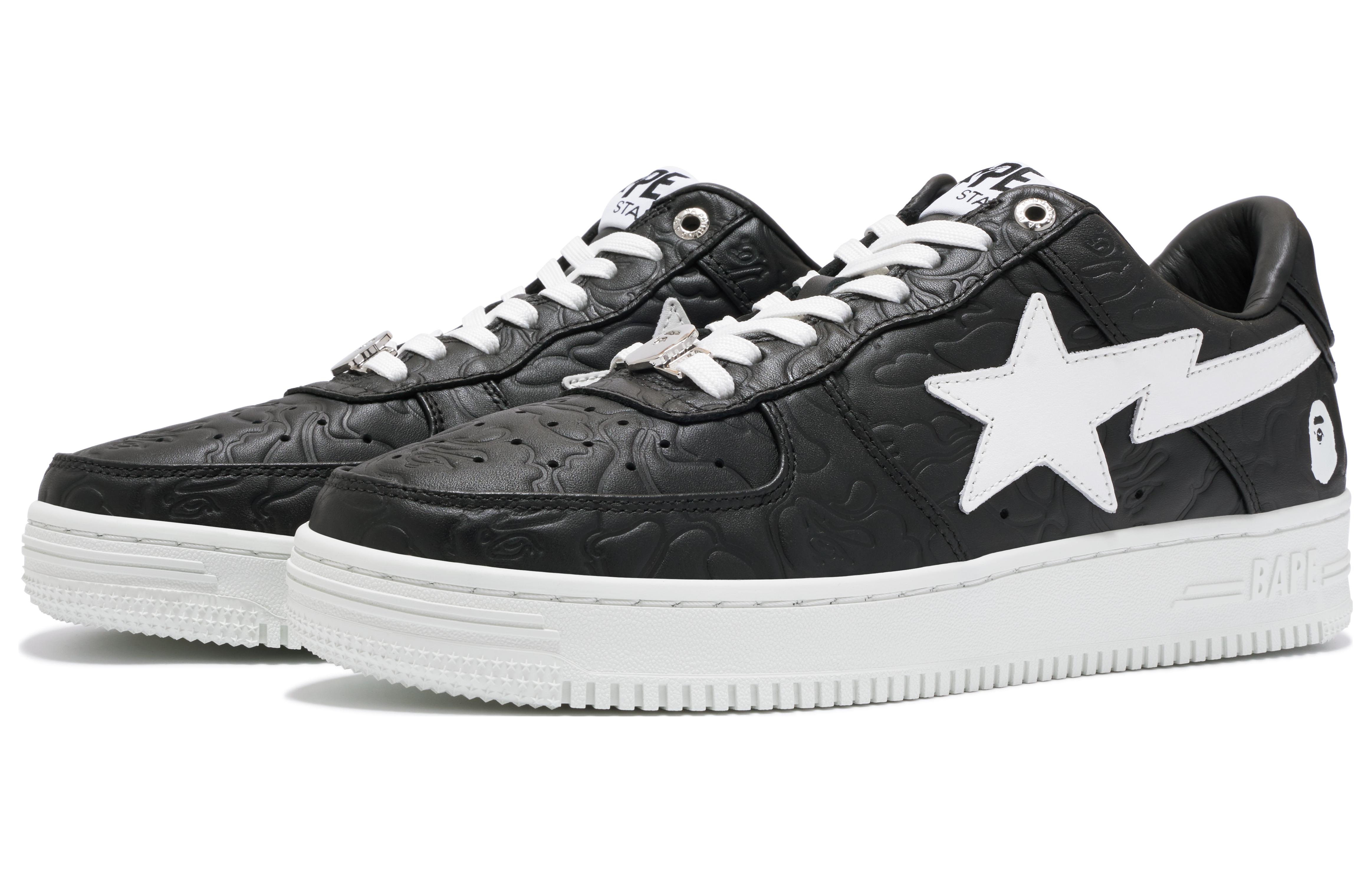 Lookbook BAPE A Bathing Ape STA Low ''Nero Bianco'' M191052