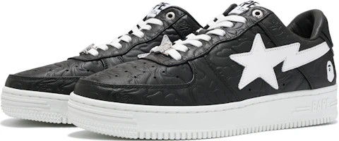 Lookbook BAPE A Bathing Ape STA Low ''Nero Bianco'' M191052