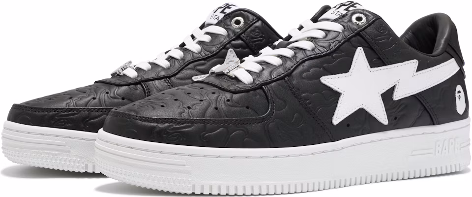 BAPE A Bathing Ape STA Low ''Nero Bianco'' M191052 Lookbook BAPE A Bathing Ape STA Low ''Nero Bianco'' M191052