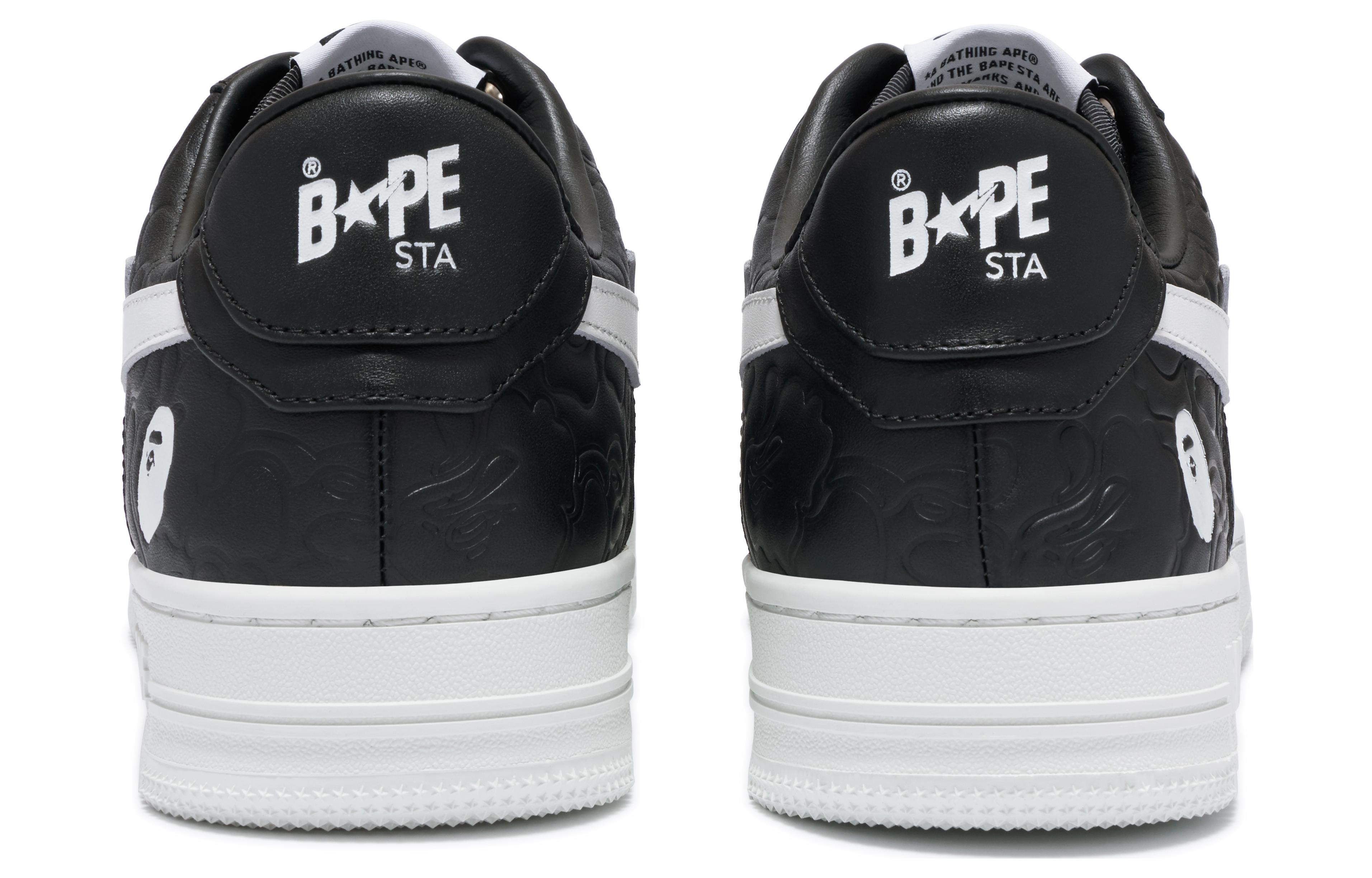 Purchase BAPE A Bathing Ape STA Low ''Nero Bianco'' M191052