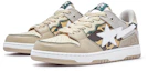 Order A BATHING APE Bape 皮革 迷彩拼色 低筒 運動鞋 男款