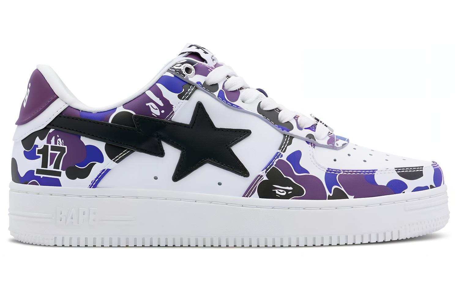BAPE A BATHING APE STA Low 'Hong Kong 17th Anniversary Purple White' 圖 2