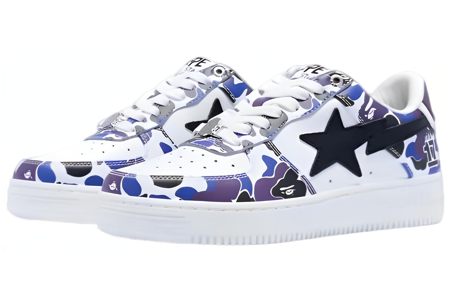 BAPE A BATHING APE STA Low 'Hong Kong 17th Anniversary Purple White' 圖 3