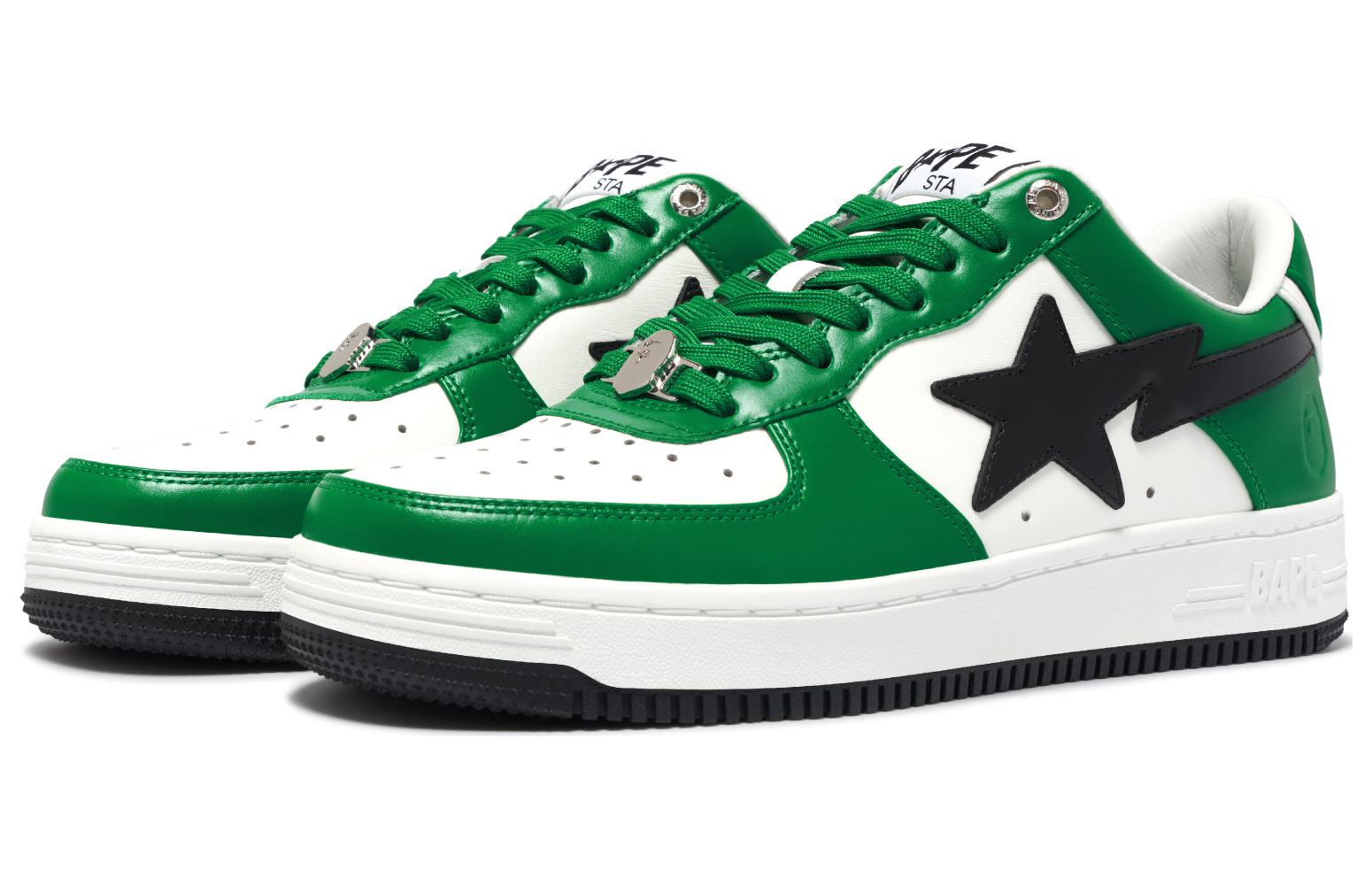 Details for BAPE A BATHING APE STA Low 'Cierre de Cordones de Cuero' 0ZXSHM191303M