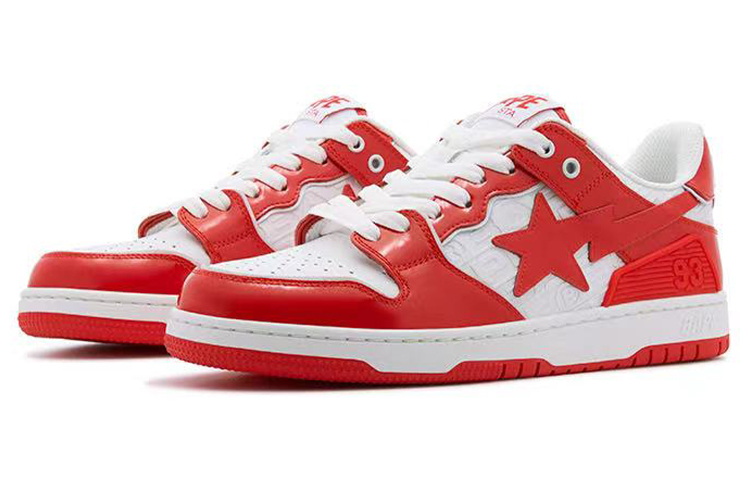 Shop BAPE A BATHING APE STA 低帮 '真皮系带' 1J20-191-003