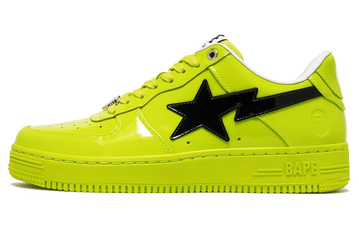 Lookbook A BATHING APE Bape STA 亮皮 光滑 舒適休閒 耐磨 低筒 手板鞋 男款