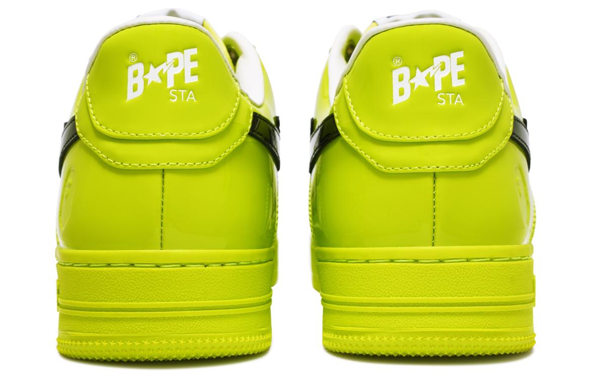 Shop A BATHING APE Bape STA 亮皮 光滑 舒適休閒 耐磨 低筒 手板鞋 男款