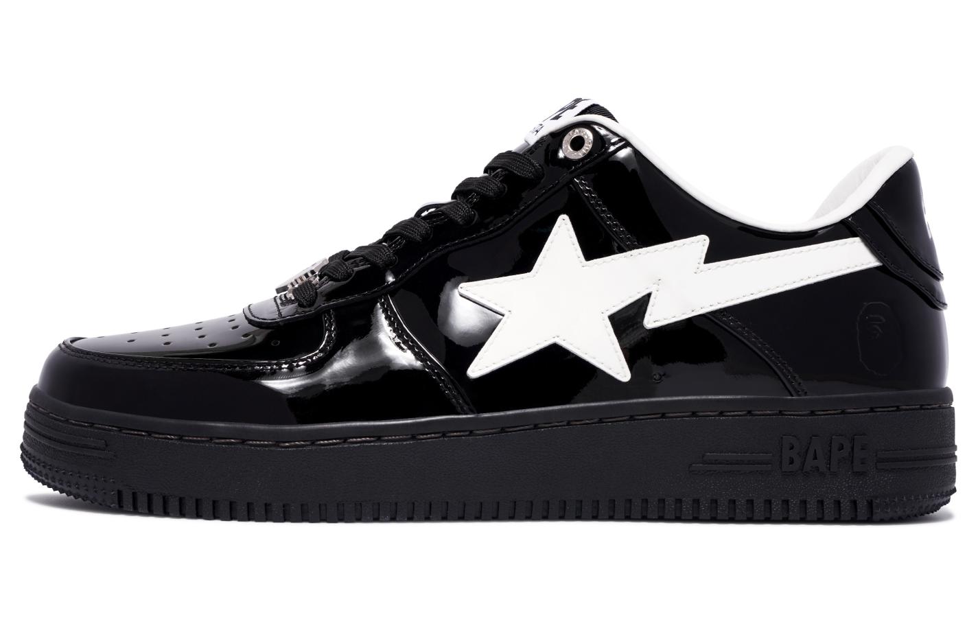 Purchase A BATHING APE Bape STA 亮皮 光滑 舒適休閒 耐磨 低筒 手板鞋 男款
