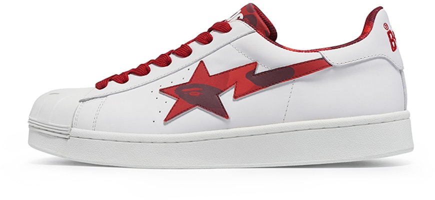 BAPE A BATHING APE STA Rendah 'Bordir Bintang Kulit' 0ZXSHM191007K Sizing BAPE A BATHING APE STA Rendah 'Bordir Bintang Kulit' 0ZXSHM191007K