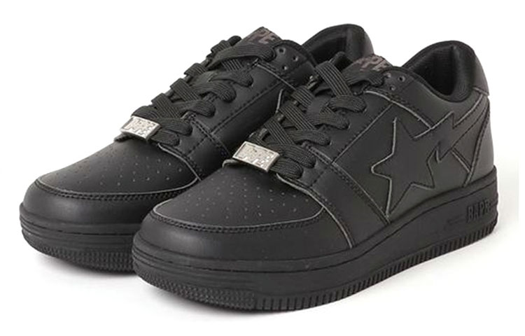 Order BAPE A BATHING APE Sta Low M2 'Black' 1F70-191-006BLK