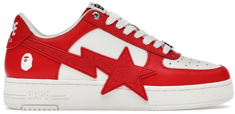BAPE A Bathing Ape Sta OS #2 M2 紅白配色 1L80-191-307/1L80-291-307/001FWL801307-RED Buy BAPE A Bathing Ape Sta OS #2 M2 紅白配色 1L80-191-307/1L80-291-307/001FWL801307-RED