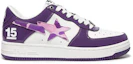 Order A BATHING APE STA 休閒 台北15週年 時尚板鞋 男款 白紫色