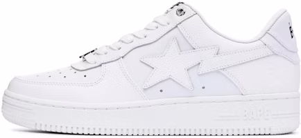 BAPE A Bathing Ape Sta Triple White 1J30-291-013/1J30-191-013/001FWJ301013I-WHT BAPE A Bathing Ape Sta Triple White 1J30-291-013/1J30-191-013/001FWJ301013I-WHT