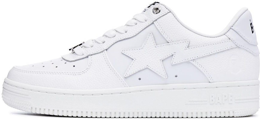 BAPE A Bathing Ape Sta 全白款 1J30-291-013/1J30-191-013/001FWJ301013I-WHT Buy BAPE A Bathing Ape Sta 全白款 1J30-291-013/1J30-191-013/001FWJ301013I-WHT