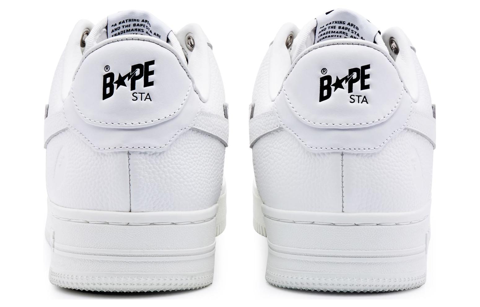 Lookbook BAPE A Bathing Ape Sta Putih Serba Putih 1J30-291-013/1J30-191-013/001FWJ301013I-WHT