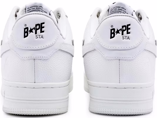 BAPE A Bathing Ape Sta 全白款 1J30-291-013/1J30-191-013/001FWJ301013I-WHT Lookbook BAPE A Bathing Ape Sta 全白款 1J30-291-013/1J30-191-013/001FWJ301013I-WHT