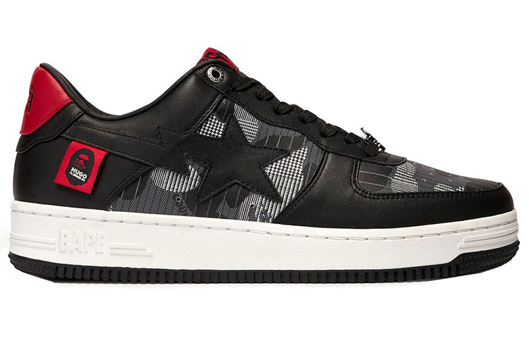 Order HUGO BOSS x A BATHING APE STA 潮流 時尚板鞋 男女款 黑色
