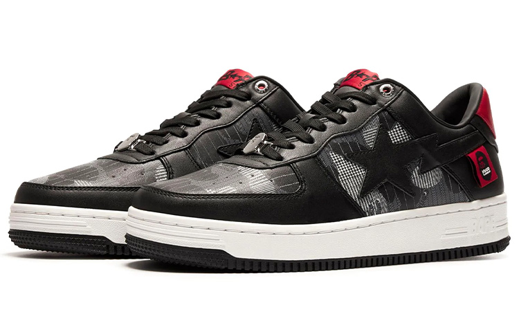Lookbook HUGO BOSS x A BATHING APE STA 潮流 時尚板鞋 男女款 黑色