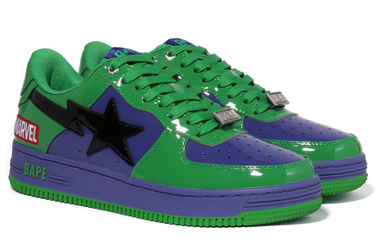 BAPE A BATHING APE Sta X Marvel 'Blue Green' 圖 3