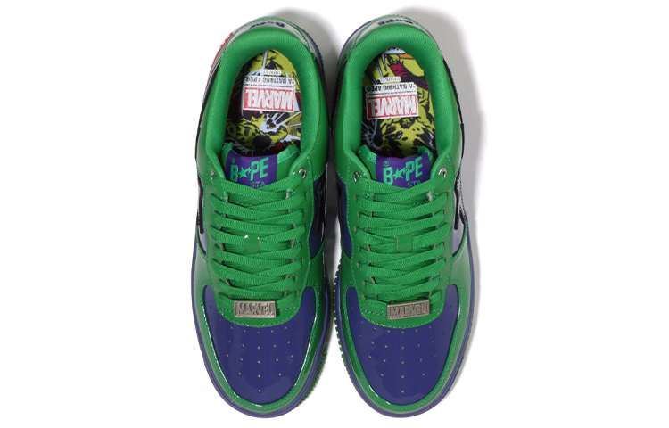 BAPE A BATHING APE Sta X Marvel 'Blue Green' 圖 4