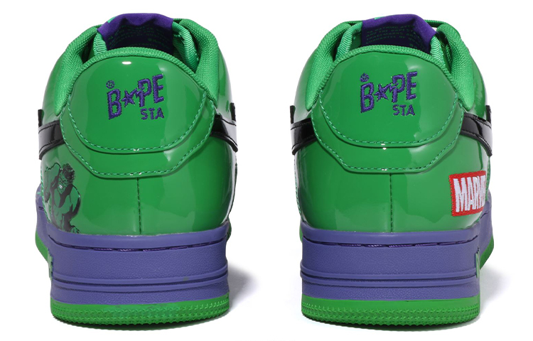 BAPE A BATHING APE Sta X Marvel 'Blue Green' 圖 5